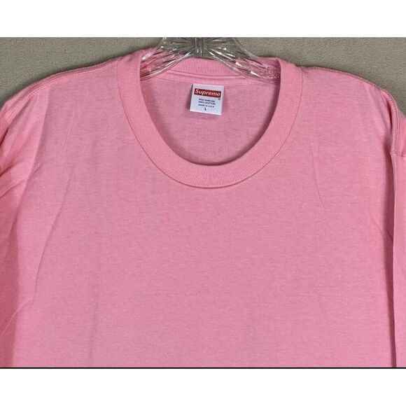 Supreme Other - NWOT Supreme LARGE pink long sleeved t-shirt.